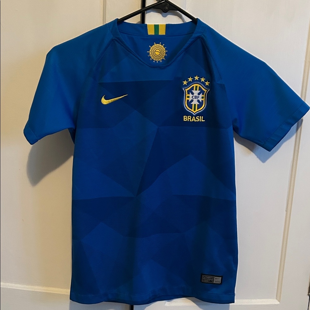 Nike Kids Royal Blue Brasil Jersey